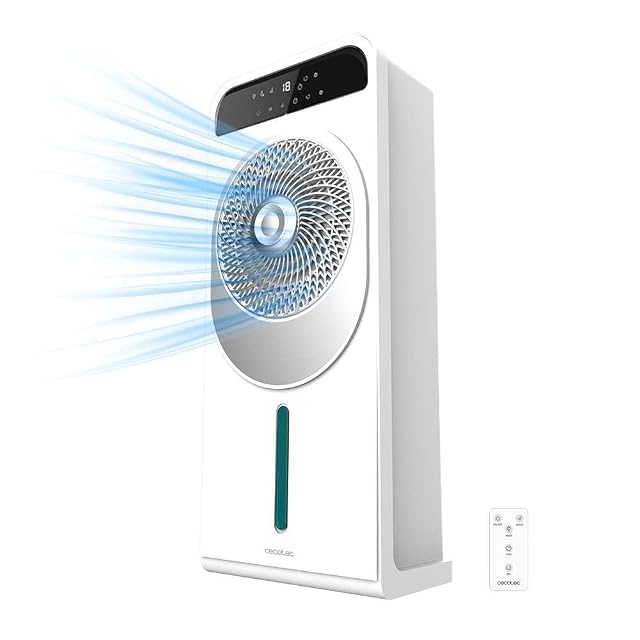 Cecotec EnergySilence 5000 Cool Wave evaporative air cooler with remote control and LED display
