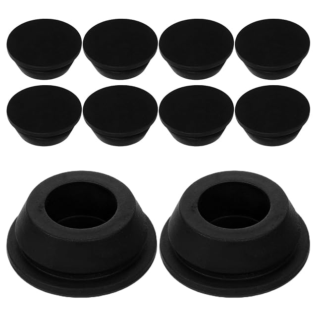 DOITOOL 10-pack rubber drain plugs for portable air conditioner condensate outlet