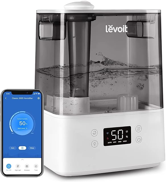 Levoit Classic 300S ultrasonic humidifier with LED display and app control
