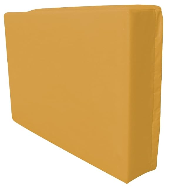 BREEZEBLOCKER through-the-wall air conditioner cover in khaki vinyl