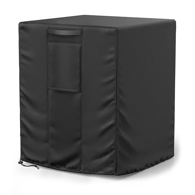 Mrrihand heavy duty waterproof air conditioner cover on an outdoor unit