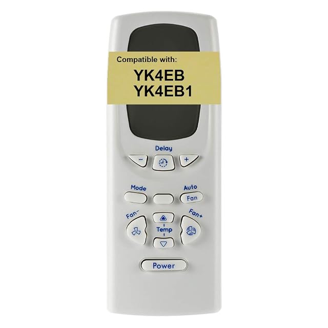 RCECAOSHAN replacement remote control for GE air conditioner YK4EB1