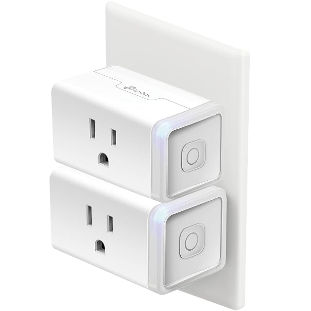 Kasa Smart Wi-Fi plug HS103 two-pack in white