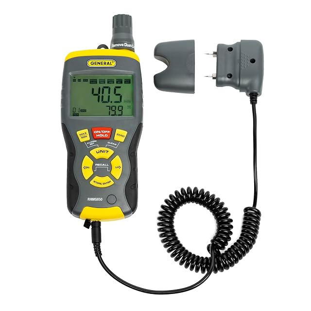 General Tools RHMG650 9-in-1 thermo-hygrometer and moisture meter with backlit LCD