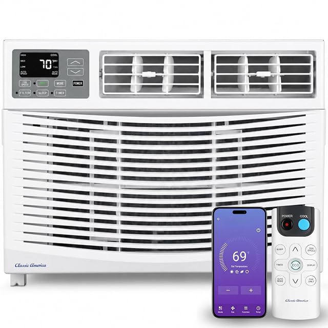 Vtronix Classic America 8000 BTU WiFi window air conditioner